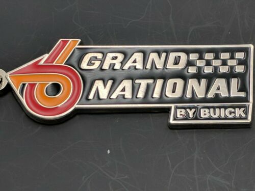 82-87 Buick Grand National Emblem Keychain. Nicely Painted 3mm Thick Metal  (e5)