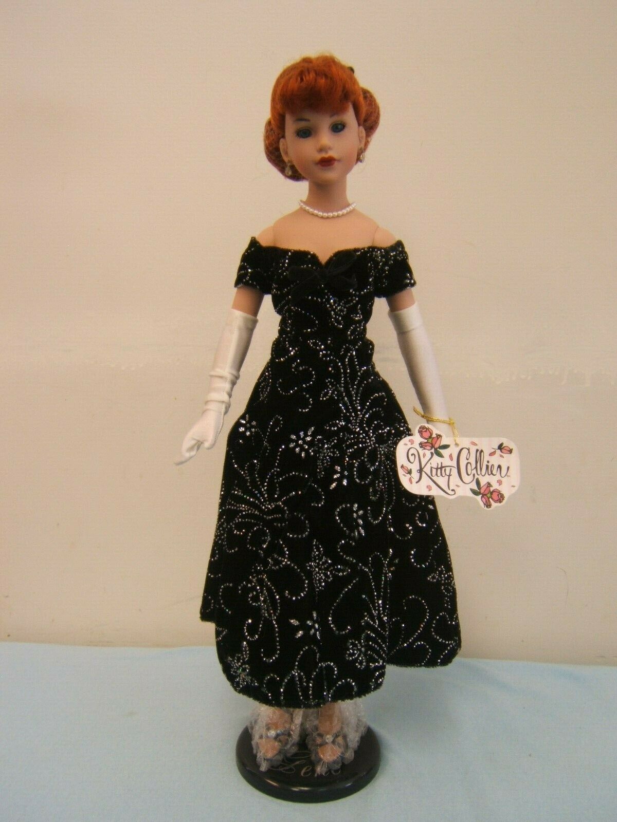 Robert Tonner Redhead 18" Kitty Collier Doll Black Sequin Outfit Dress 2000