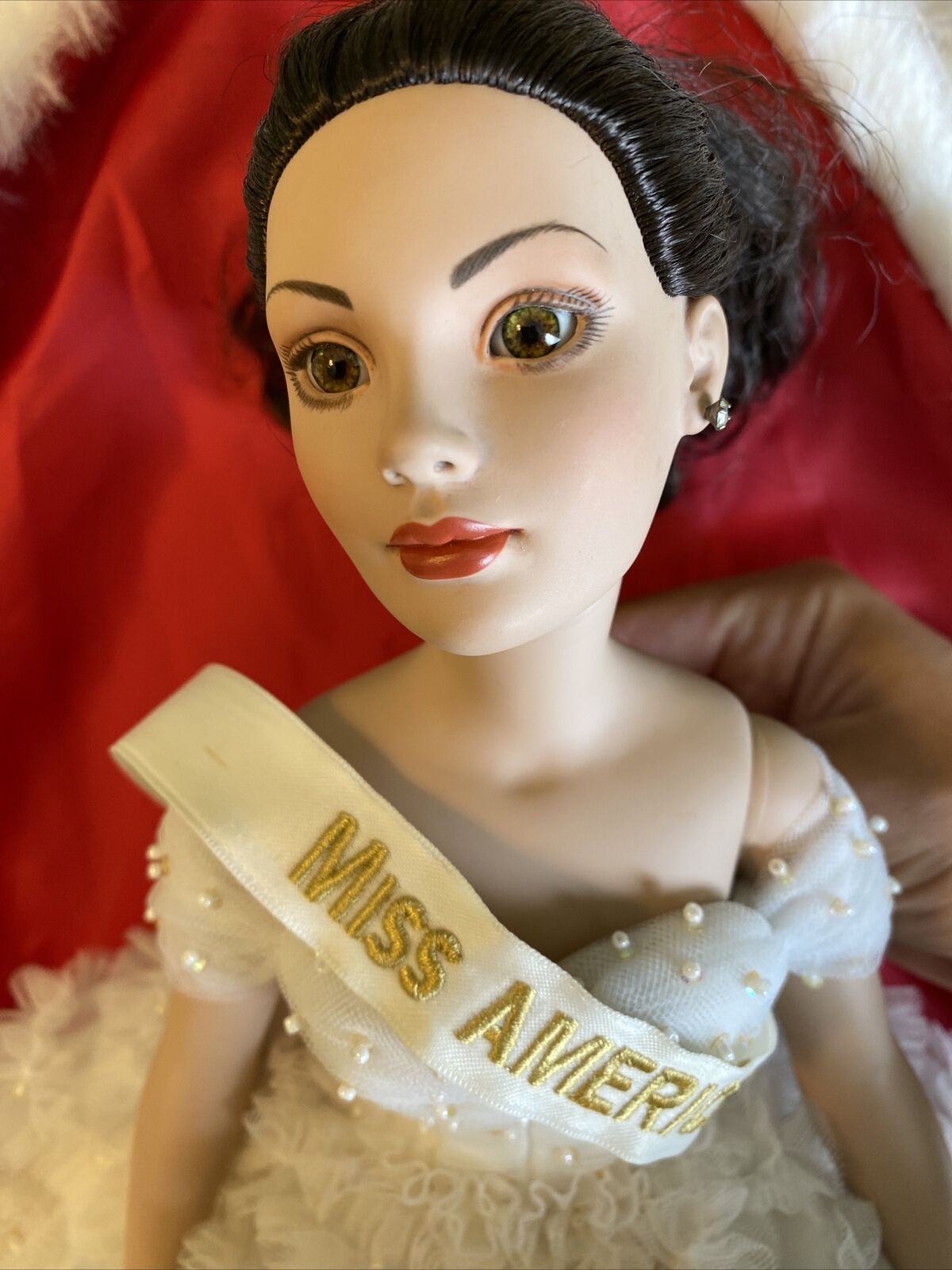 Beautiful 18" Kitty Collier Miss America Doll Robert Tonner Brunette Very Rare!