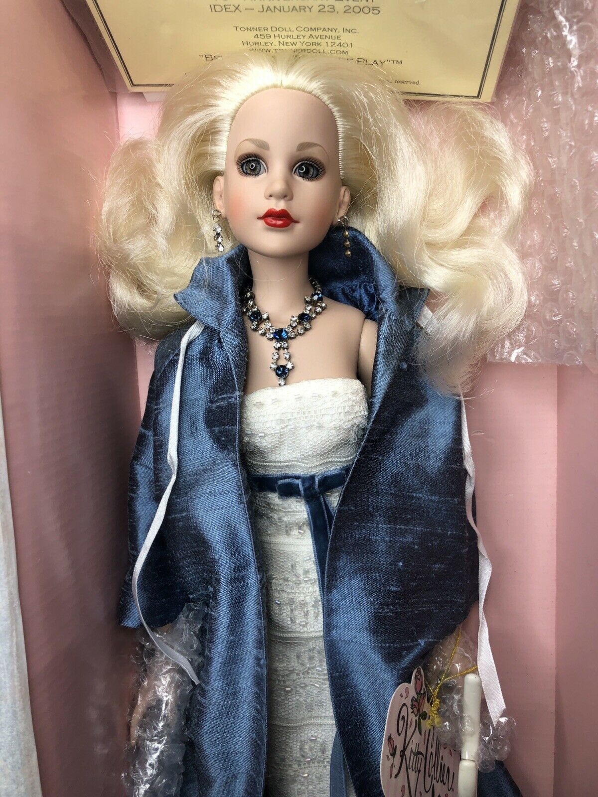 18” Tonner Kitty Collier Doll “my Fair Lady Blue” Ltd 30 Idex 2005 10th Ann. Box