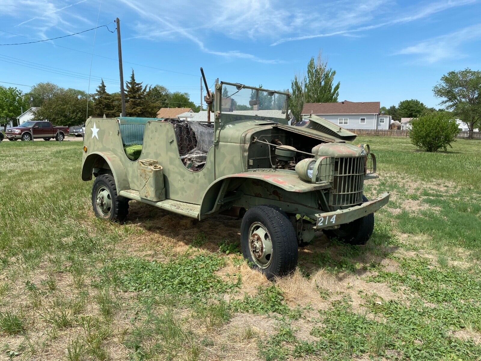 Wwii Us Army 1941 Dodge Wc-6 Command Reconnaissance Car