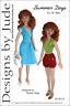 Summer Days Doll Clothes Sewing Pattern For 18" Kitty Collier Tonner