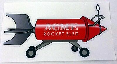 Acme Rocket Sled Sticker Decal